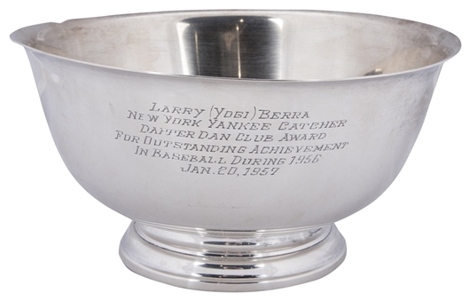 1956 Dapper Dan Award Presented To Yogi Berra (Berra LOA)